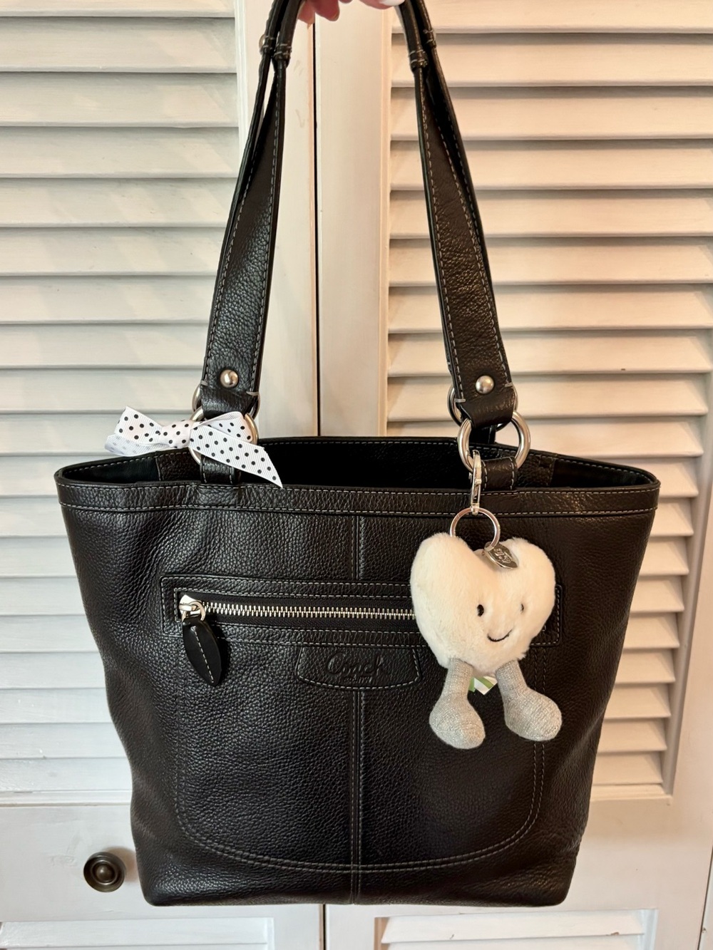 Coach Penelope Black Tote Bag (Style F14683)